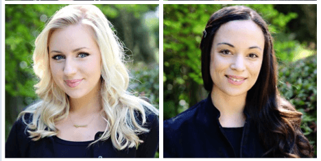 Kayla Wiley and Jennifer “Jonesy” Jones Bellevue lash extensions