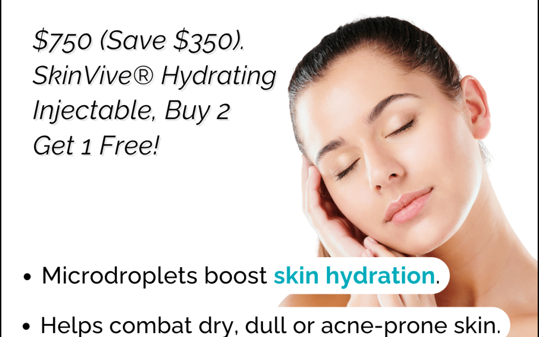 SkinVive® Hydrating Injectable, Buy 2 Get 1 Free!