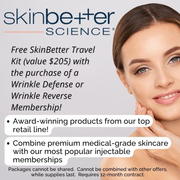 Free SkinBetter Kit with Wrinkle Defense Club