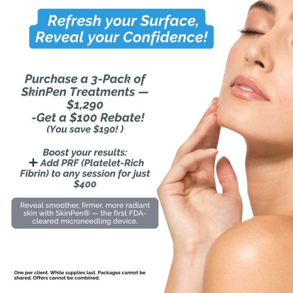 3-Pack of SkinPen Microneedling