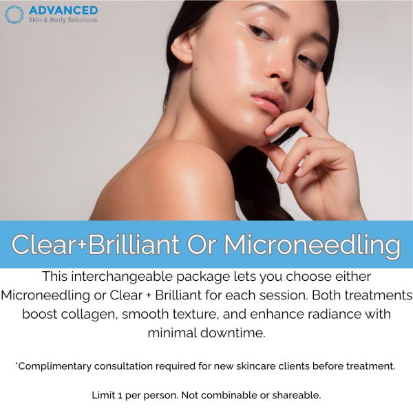 Clear + Brilliant OR SkinPen Microneedling Buy 3, Get 4th FREE $1,380 — save $460