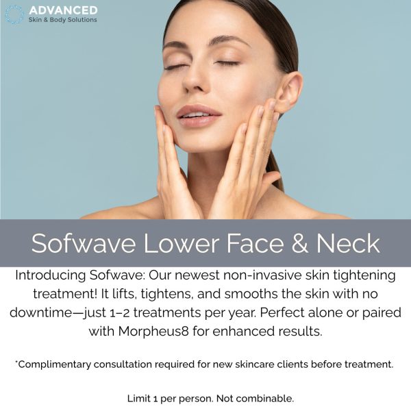 Sofwave Lower Face & Neck $1,575 — Save $525