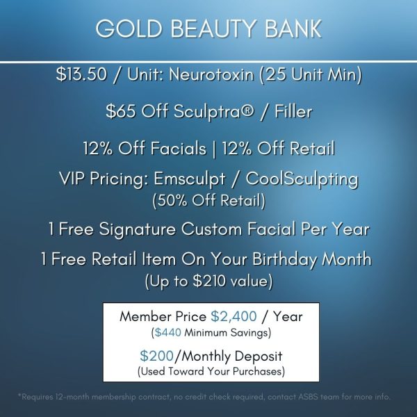 "Gold Beauty Bank" Membership